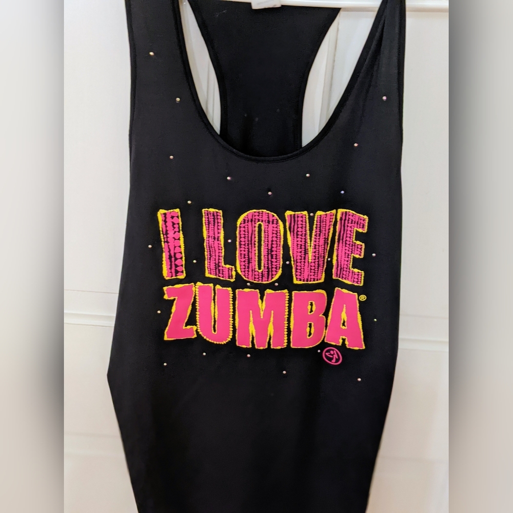 Zumba racer back tank top